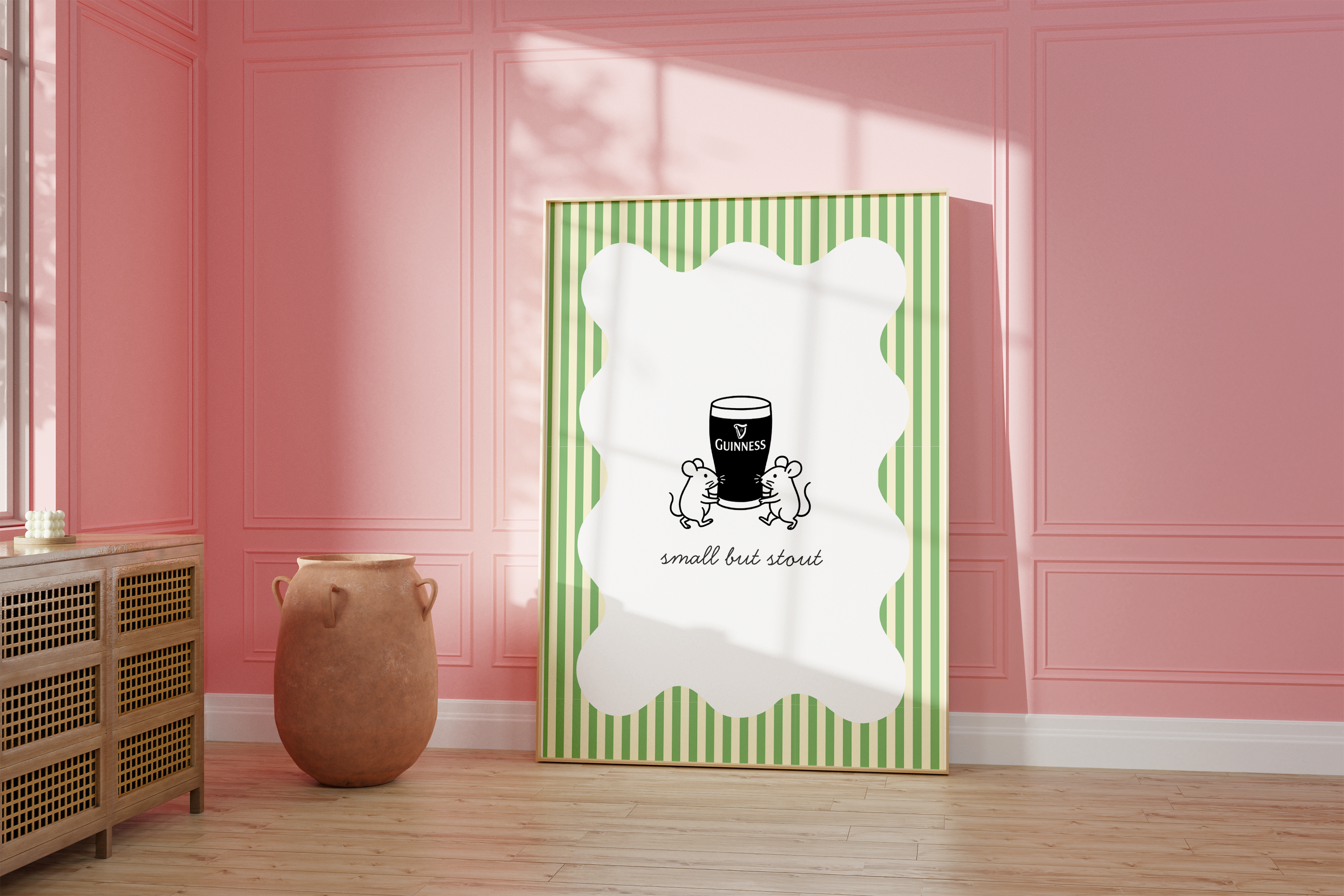 Small But Stout Irish Print