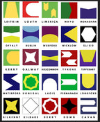 Irish County Colour Prints