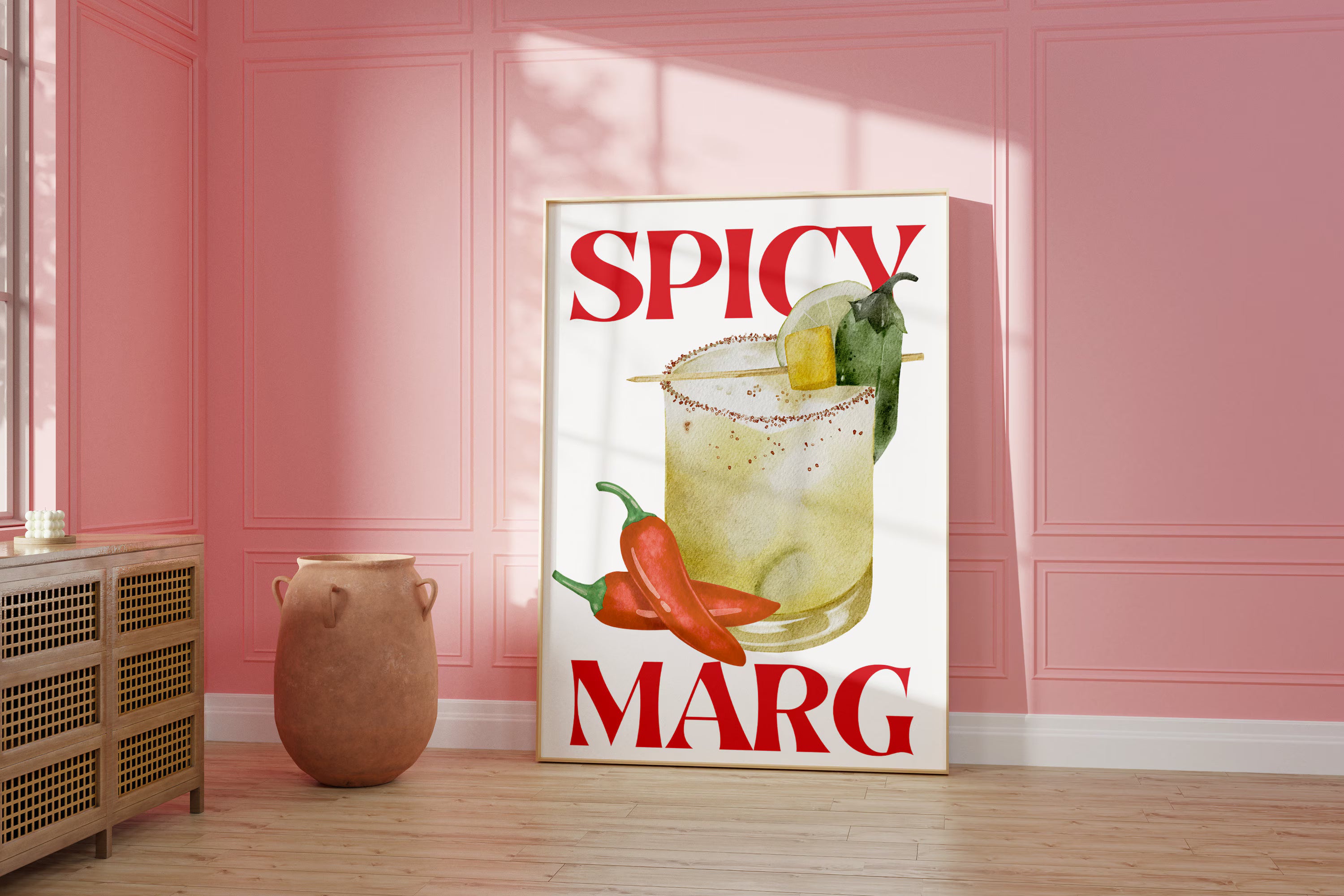 Spicy Marg Home Decor Print