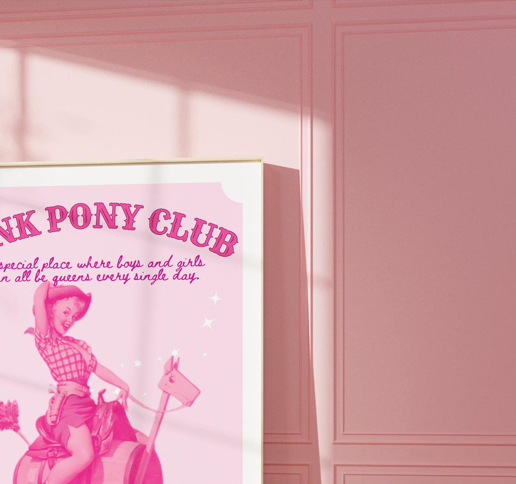 Chappell Roan Pink Pony Club Inspired Print