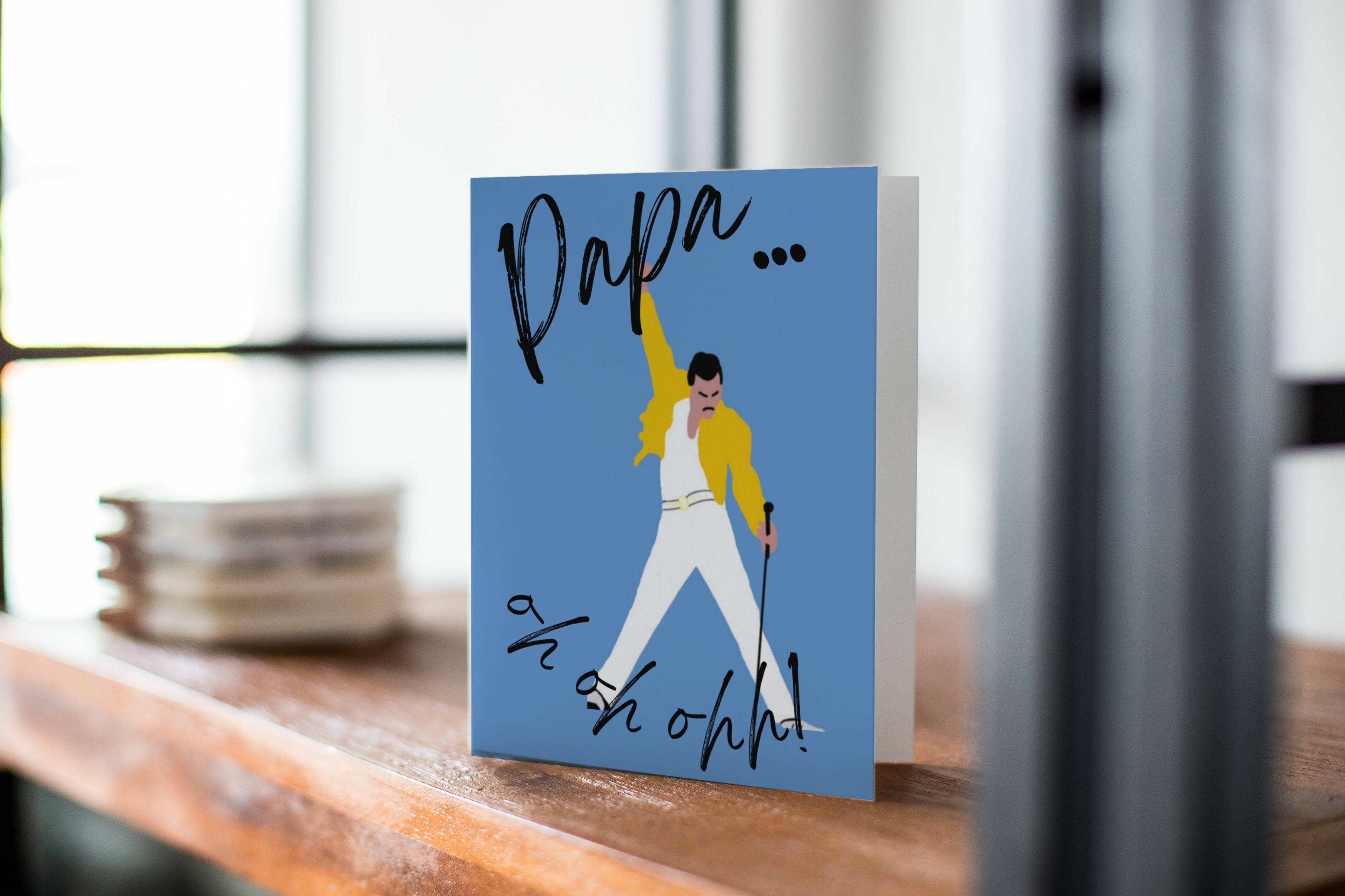 Freddie Mercury Card for Dad