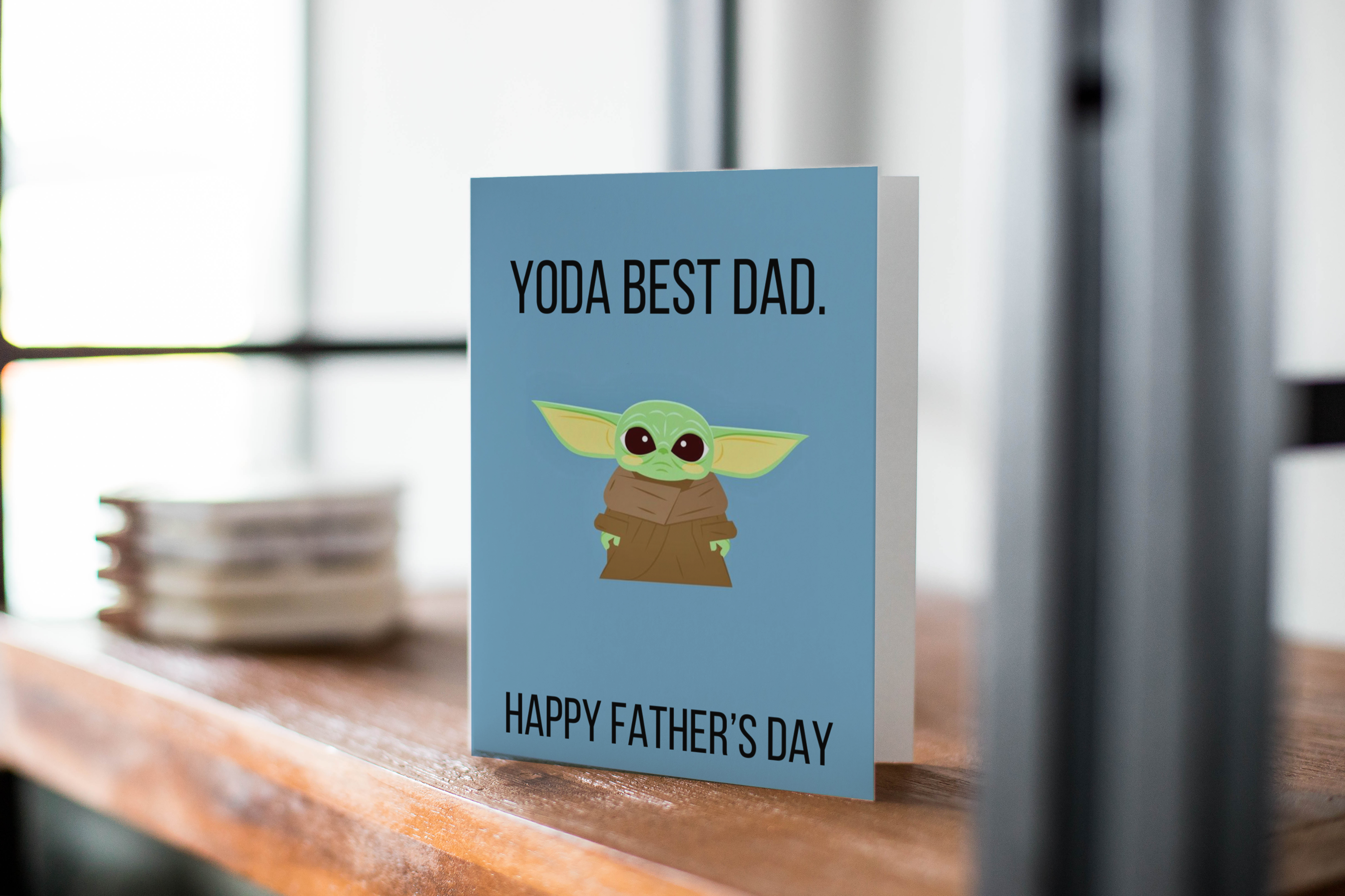 Yoda best Dad Father's Day card